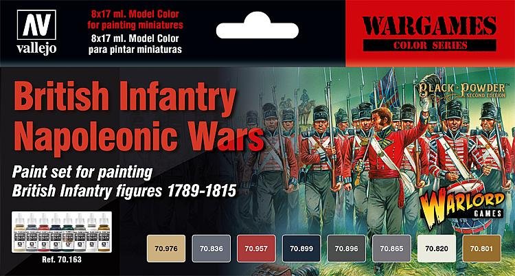 Britische Infanterie günstig Kaufen-Farbset, Britische Infanterie, Napoleonische Kriege. Farbset, Britische Infanterie, Napoleonische Kriege <![CDATA[Acrylicos Vallejo / 770163]]>. 
