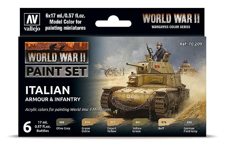 Far Cry günstig Kaufen-Farb-Set, Italienische Panzerung & Infanterie, WWII (6x17ml). Farb-Set, Italienische Panzerung & Infanterie, WWII (6x17ml) <![CDATA[Acrylicos Vallejo / 770209]]>. 