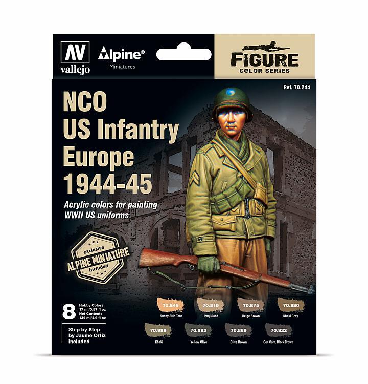 NCO US Infanterie, Europa, 1944 bis 1945