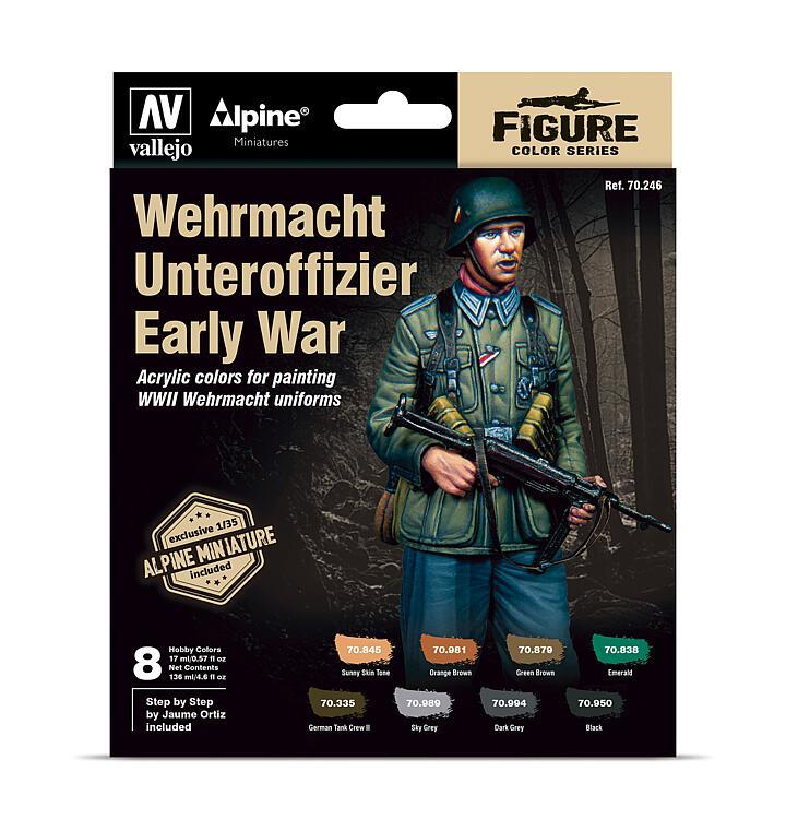 8429551702461 - Farb-Set Wehrmacht Unteroffizier früh (8 x 17 ml)