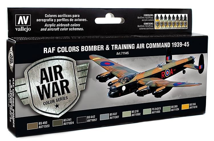8429551711456 - RAF Bomber & Training 1939-1945 - Air War - Farbset - 8 x 17 ml 8429551711456 - RAF Bomber & Training 1939-1945 - Air War - Farbset - 8 x 17 ml