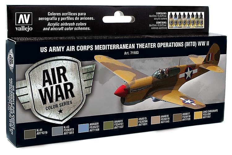8429551711838 - US Army Air Corps Mediterranean Theater Operations (MTO) WWII - Farbset - 8 x 17 ml 8429551711838 - US Army Air Corps Mediterranean Theater Operations (MTO) WWII - Farbset - 8 x 17 ml