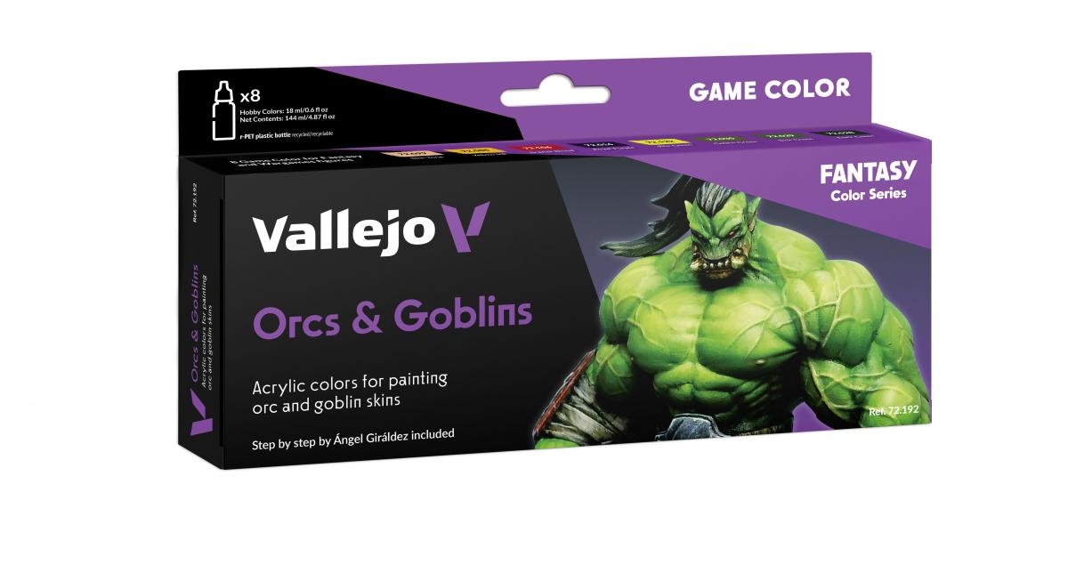 8429551721929 - Farb-Set - Orcs & Goblins - 8x18ml