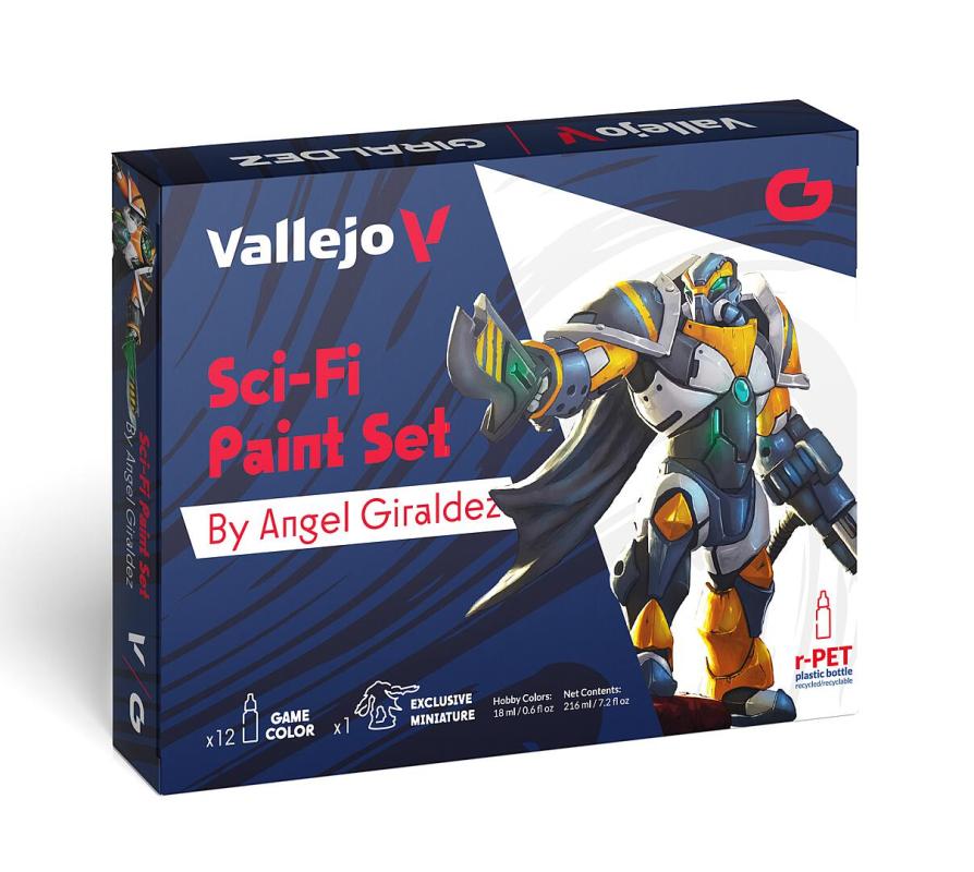 Farb günstig Kaufen-Farb-Set Sci-Fi Paint (12 x 18 ml)  + Figur. Farb-Set Sci-Fi Paint (12 x 18 ml)  + Figur <![CDATA[Acrylicos Vallejo / 72.313]]>. 