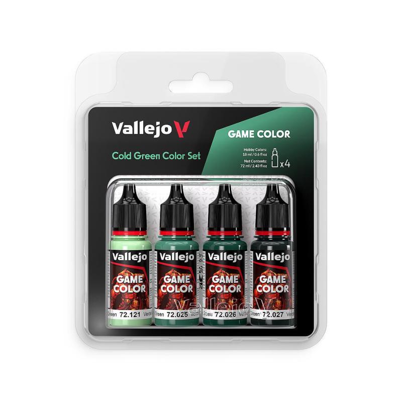 8429551723831 - Farb-Set Kalt-Grün (4 x 18 ml)