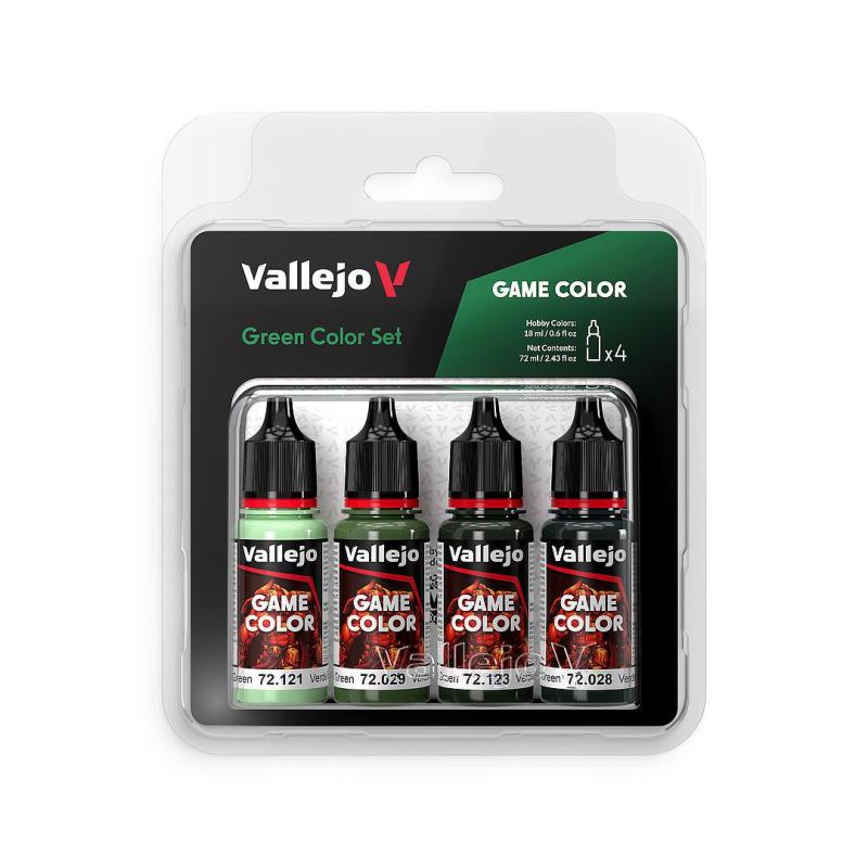 8429551723848 - Farb-Set Grün (4 x 18 ml)