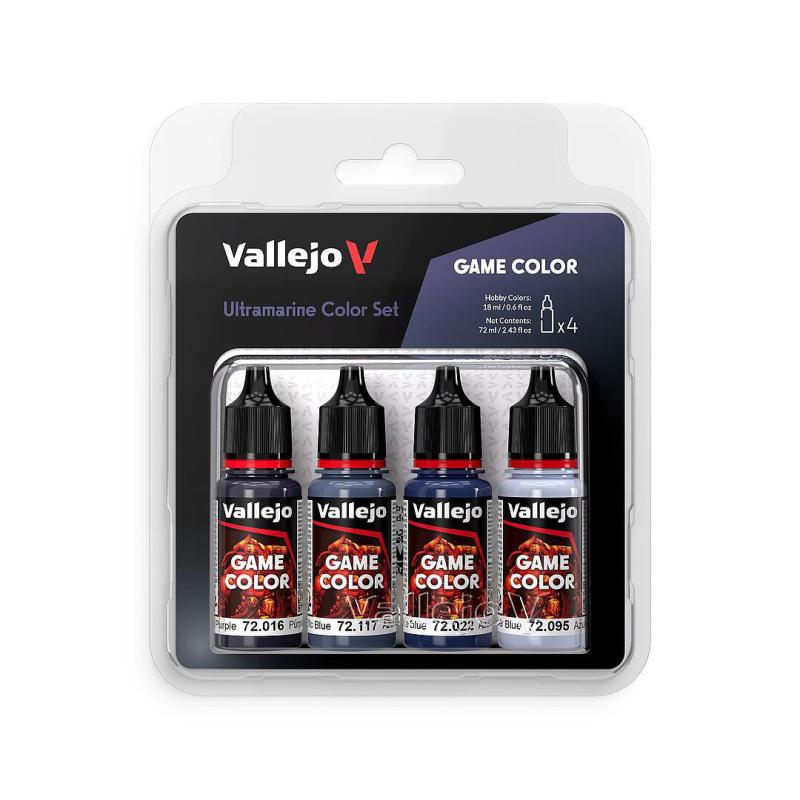 Farb-Set, Ultramarin – 4×18 ml