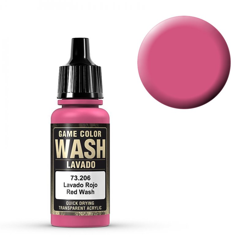 Acryl Color günstig Kaufen-Wash-Color, Red Wash - 17 ml. Wash-Color, Red Wash - 17 ml <![CDATA[Acrylicos Vallejo / 773206]]>. 