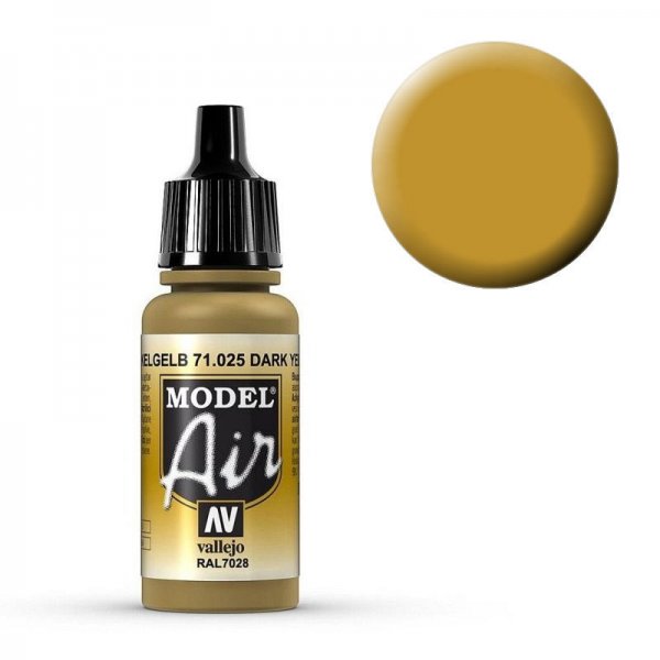 Acry Gel günstig Kaufen-Model Air - Dunkelgelb (Dark Yellow) - 17 ml. Model Air - Dunkelgelb (Dark Yellow) - 17 ml <![CDATA[Acrylicos Vallejo / 771025]]>. 