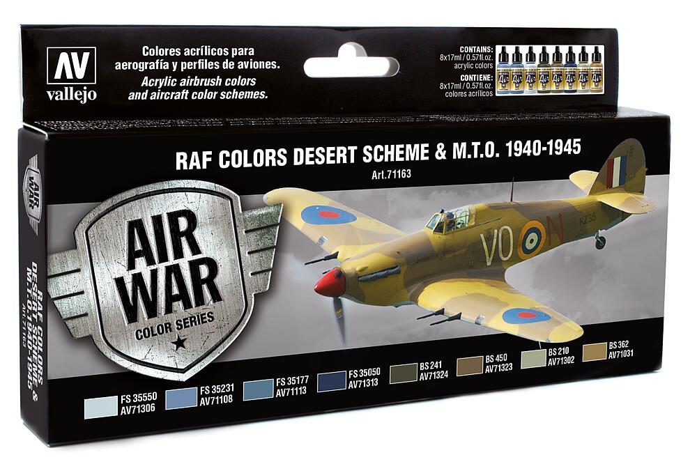 WWII günstig Kaufen-WWII RAF Desert - Farbset - 8 x 17 ml. WWII RAF Desert - Farbset - 8 x 17 ml <![CDATA[Acrylicos Vallejo / 771163]]>. 