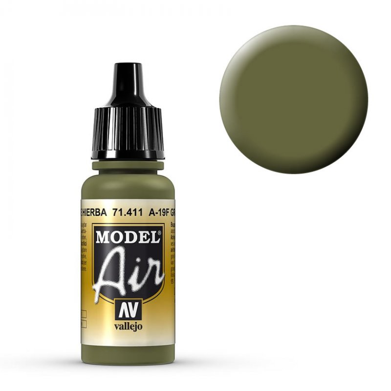 CR 1 günstig Kaufen-Grass-Grün, A-19F - 17 ml. Grass-Grün, A-19F - 17 ml <![CDATA[Acrylicos Vallejo / 71.411]]>. 