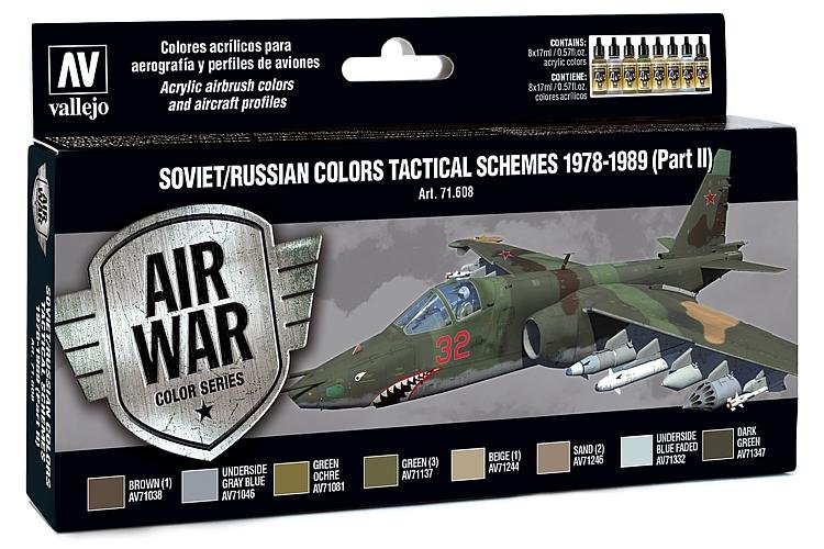 8429551716086 - Model Air Farbset - Russische Tarnung 1978 - 1989 (8x17ml) 8429551716086 - Model Air Farbset - Russische Tarnung 1978 - 1989 (8x17ml)