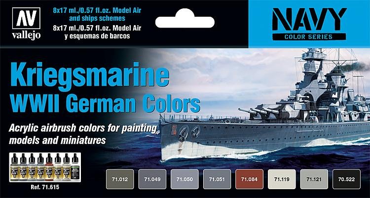 8429551716154 - 771615 - Farbset Kriegsmarine WWII 8429551716154 - 771615 - Farbset Kriegsmarine WWII