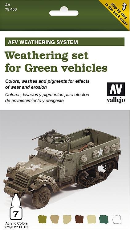 Vehicles günstig Kaufen-AFV Weathering System - Green Vehicles. AFV Weathering System - Green Vehicles <![CDATA[Acrylicos Vallejo / 778406]]>. 