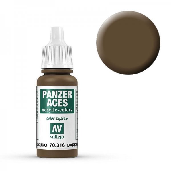 ml Acryl günstig Kaufen-Panzer Aces 016 Dark Mud 17 ml. Panzer Aces 016 Dark Mud 17 ml <![CDATA[Acrylicos Vallejo / 770316]]>. 