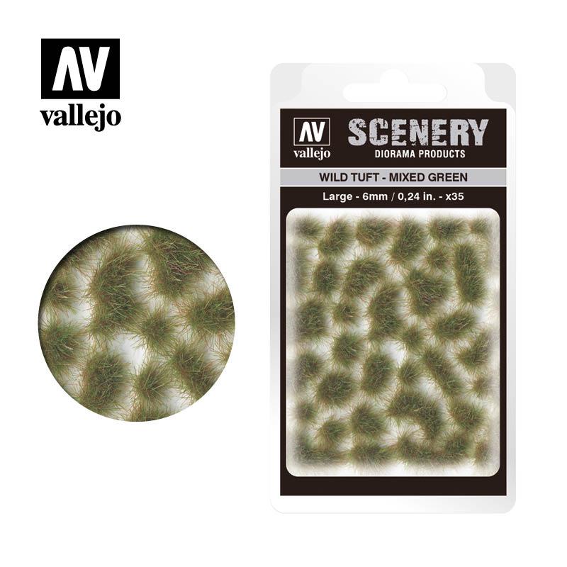 Vallejo Acrylicos günstig Kaufen-Wild-Gras, grün, gemischt, 6 mm. Wild-Gras, grün, gemischt, 6 mm <![CDATA[Acrylicos Vallejo / SC416]]>. 