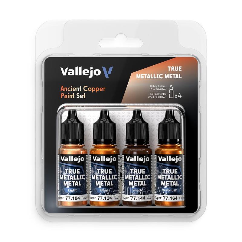 Antikes Kupfer – Farbset – 4 x 18 ml