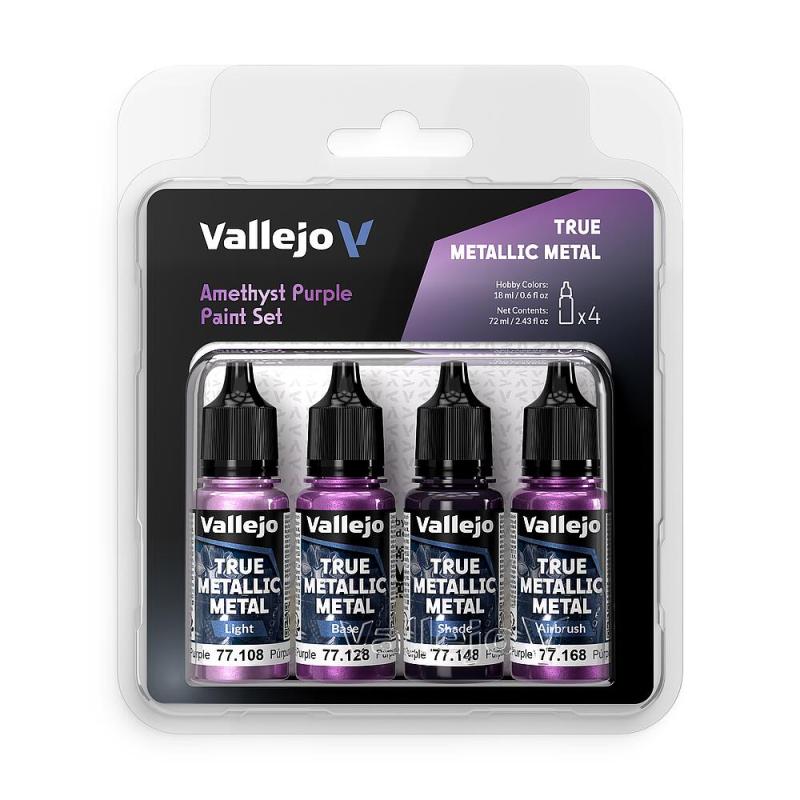 Amethyst Lila – Farbset – 4 x 18 ml