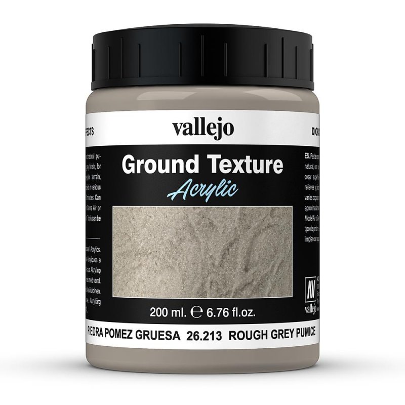 8429551262132 - Vallejo Textur Rough Grey Pumice (200 ml) 8429551262132 - Vallejo Textur Rough Grey Pumice (200 ml)