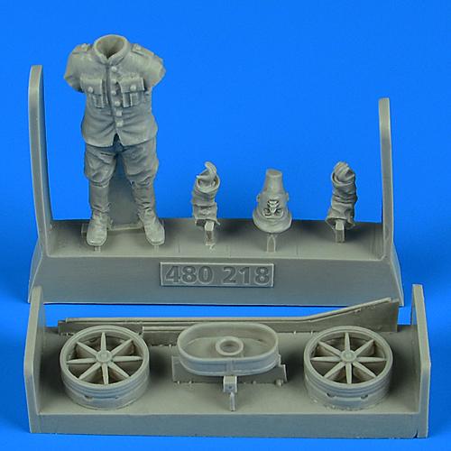 German or Autro-Hungarian WWI – Aircraft mechanic with cart