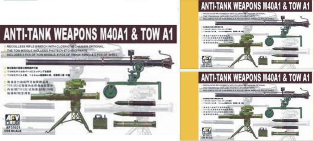 Tank T günstig Kaufen-106 mm + TOW / ANTITANK WEAPONS. 106 mm + TOW / ANTITANK WEAPONS <![CDATA[AFV-Club / AFV35021 / 1:35]]>. 