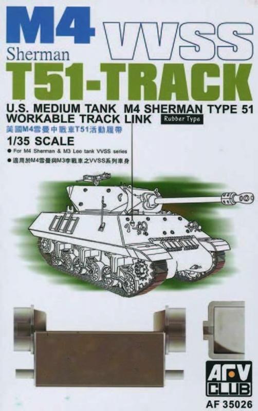 M4 Sherman günstig Kaufen-M4/M3 T51 SHERMAN TRACKS. M4/M3 T51 SHERMAN TRACKS <![CDATA[AFV-Club / AFV35026 / 1:35]]>. 