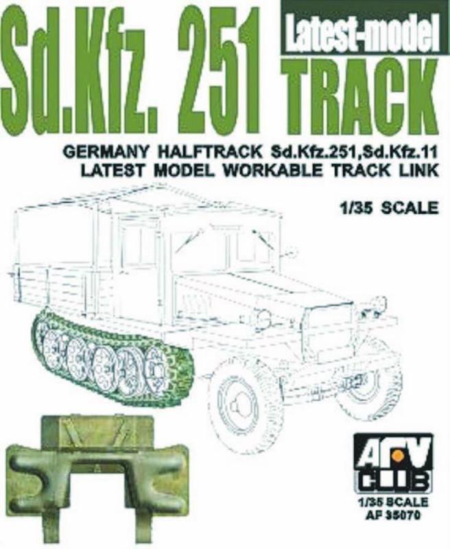 SdKfz.161 günstig Kaufen-SDKFZ 251 TRACK FINAL TYPE. SDKFZ 251 TRACK FINAL TYPE <![CDATA[AFV-Club / AFV35070 / 1:35]]>. 