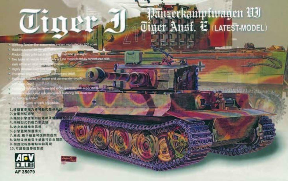 Tiger günstig Kaufen-TIGER I AUSF E. TIGER I AUSF E <![CDATA[AFV-Club / AFV35079 / 1:35]]>. 