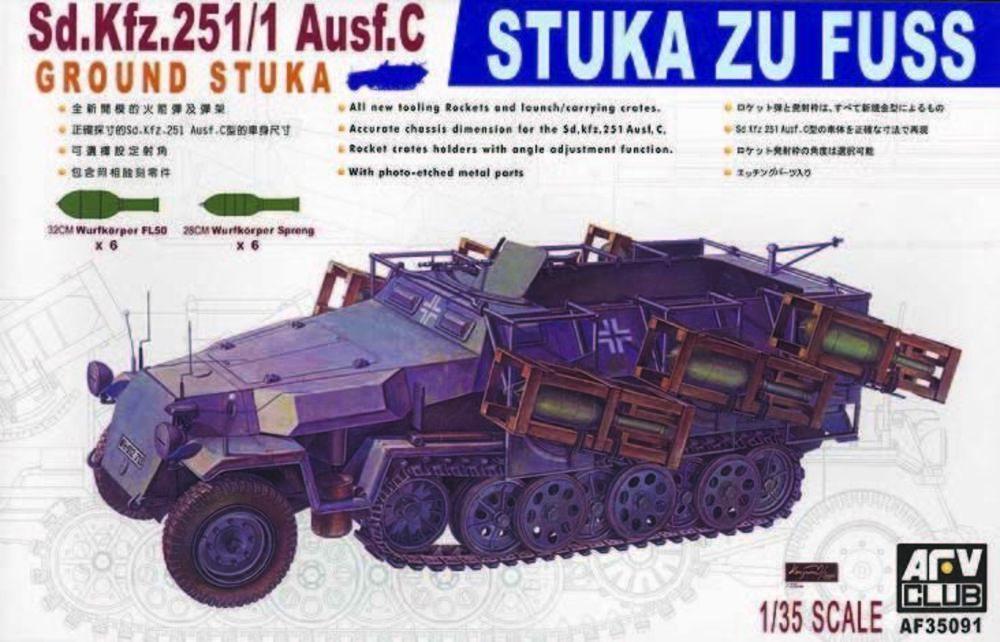 Ausf.N günstig Kaufen-SDKFZ 251/1 AUSF C STUKA ZU FUSS. SDKFZ 251/1 AUSF C STUKA ZU FUSS <![CDATA[AFV-Club / AFV35091 / 1:35]]>. 