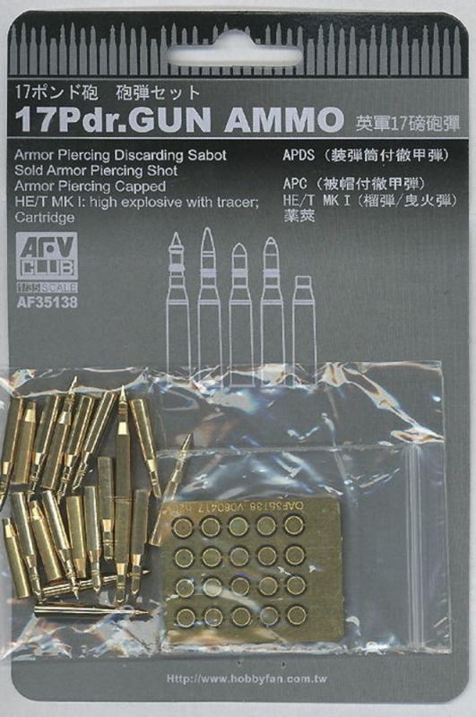 pdr ammo günstig Kaufen-17Pdr. Gun Ammo. 17Pdr. Gun Ammo <![CDATA[AFV-Club / AFV35138 / 1:35]]>. 