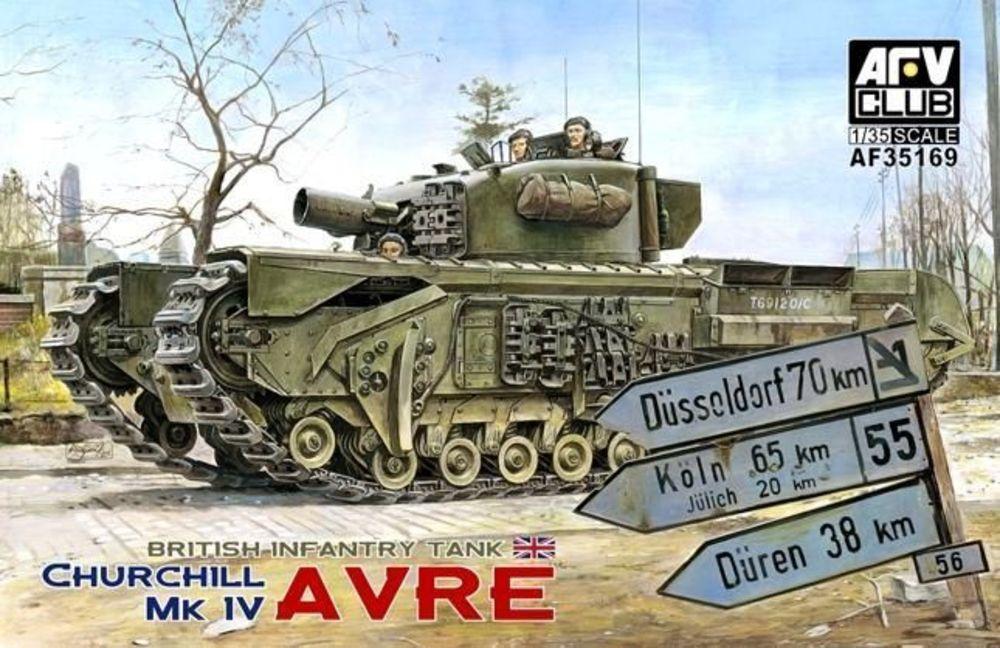 Churchill MK günstig Kaufen-Churchill MK IV AVRE (w/vinyl & work.tr.. Churchill MK IV AVRE (w/vinyl & work.tr. <![CDATA[AFV-Club / 35169 / 1:35]]>. 