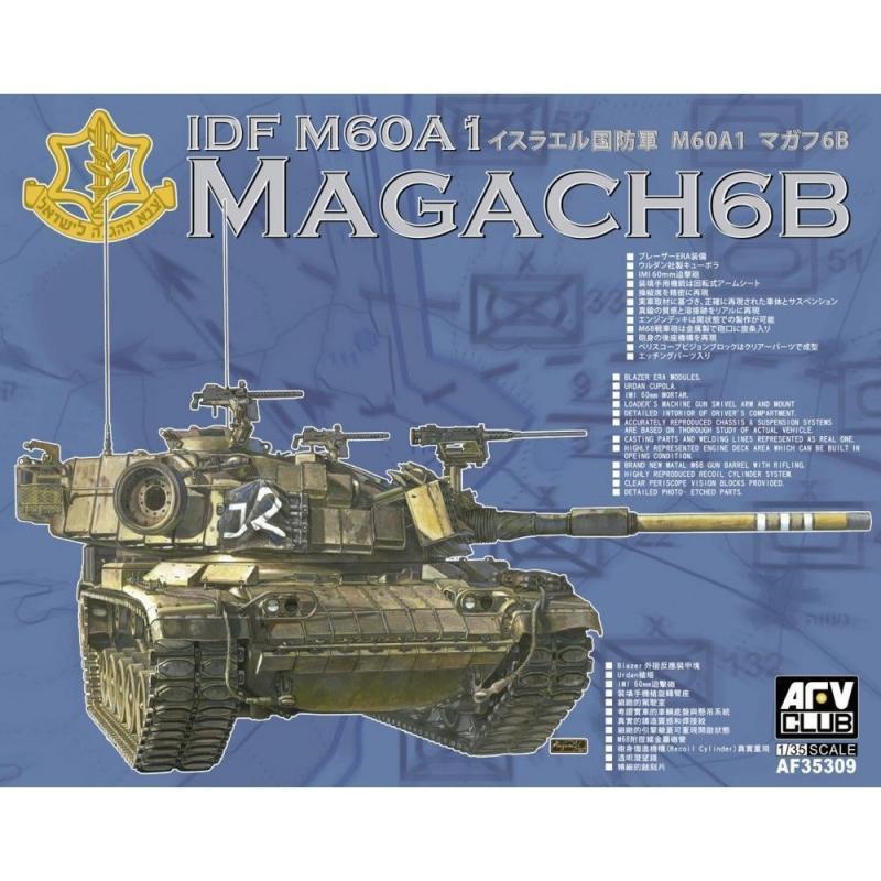 Club  günstig Kaufen-IDF M60A1 MAGACH6B. IDF M60A1 MAGACH6B <![CDATA[AFV-Club / 35309 / 1:35]]>. 