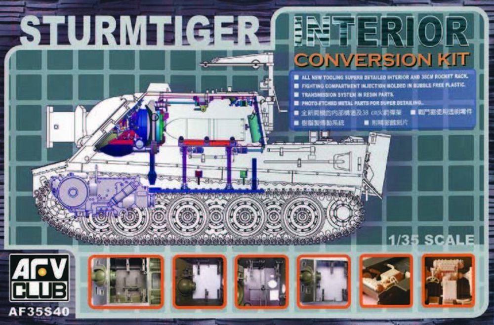 5S 5 günstig Kaufen-STURMTIGER INTERIOR SET. STURMTIGER INTERIOR SET <![CDATA[AFV-Club / AFV35S40 / 1:35]]>. 