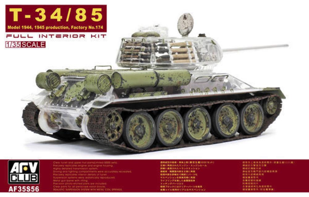 ET 74 günstig Kaufen-T-34/85 Factory 174 with trans. turret. T-34/85 Factory 174 with trans. turret <![CDATA[AFV-Club / AFV35S56 / 1:35]]>. 