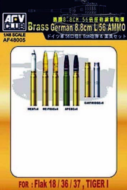 Munition 6 günstig Kaufen-8,8 cm L/56 AMMUNITION. 8,8 cm L/56 AMMUNITION <![CDATA[AFV-Club / AFV48005 / 1:48]]>. 