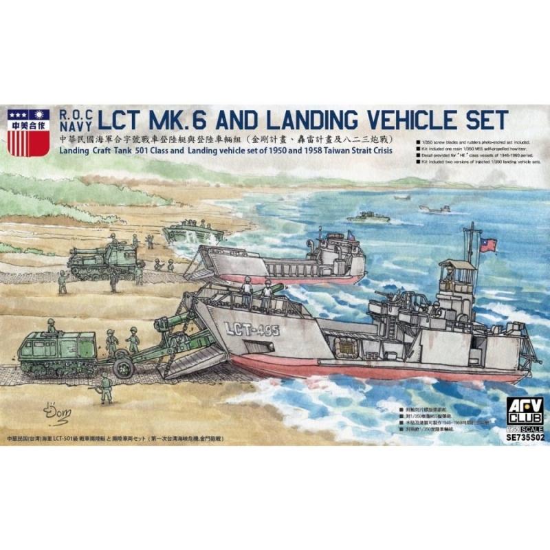 735 F günstig Kaufen-R.O.C. Navy LCT MK.6 and Landing Vehicle Set. R.O.C. Navy LCT MK.6 and Landing Vehicle Set <![CDATA[AFV-Club / SW735S02 / 1:350]]>. 