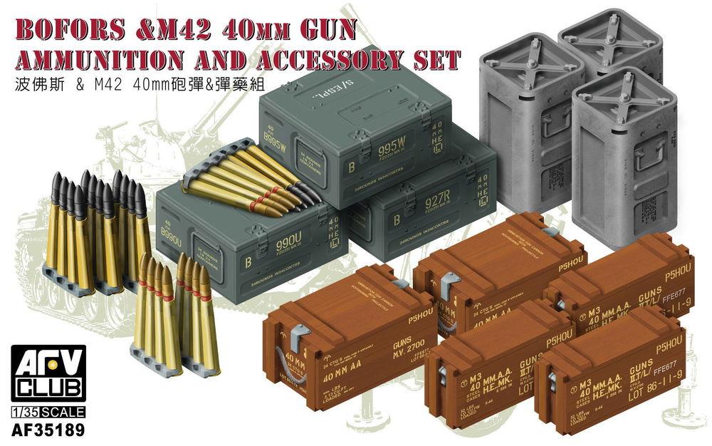 Nights:Club günstig Kaufen-Bofors&M42 40mm Gun AMMO&Accessories Set. Bofors&M42 40mm Gun AMMO&Accessories Set <![CDATA[AFV-Club / AF35189 / 1:35]]>. 