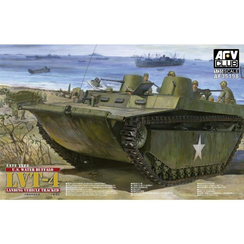 late günstig Kaufen-LVT-4 U.S. Water Buffalo, landing Vehicle Tracked,Late Type. LVT-4 U.S. Water Buffalo, landing Vehicle Tracked,Late Type <![CDATA[AFV-Club / AF35198 / 1:35]]>. 