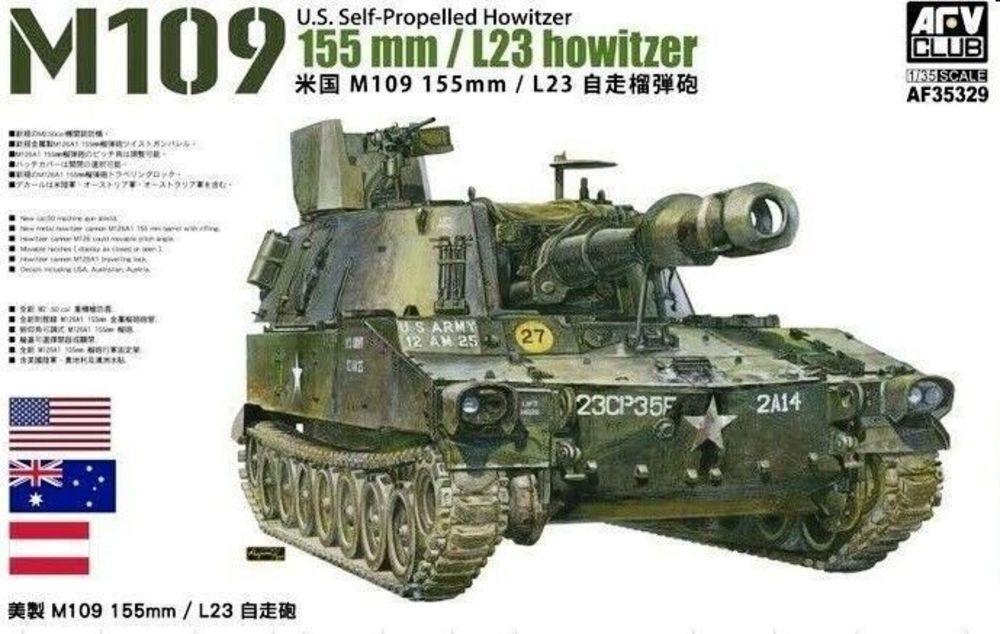 How it günstig Kaufen-M109 155mm / L23 Howitzer. M109 155mm / L23 Howitzer <![CDATA[AFV-Club / AF35329 / 1:35]]>. 