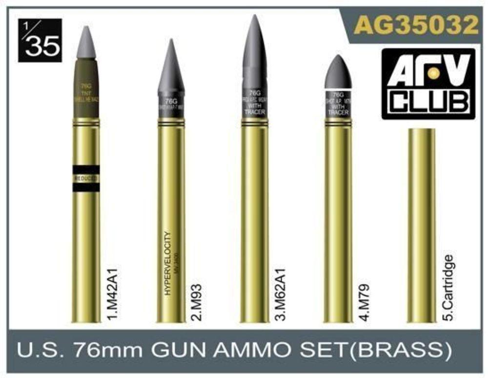 CLUB günstig Kaufen-76mm gun ammo brass set. 76mm gun ammo brass set <![CDATA[AFV-Club / AG3532 / 1:35]]>. 