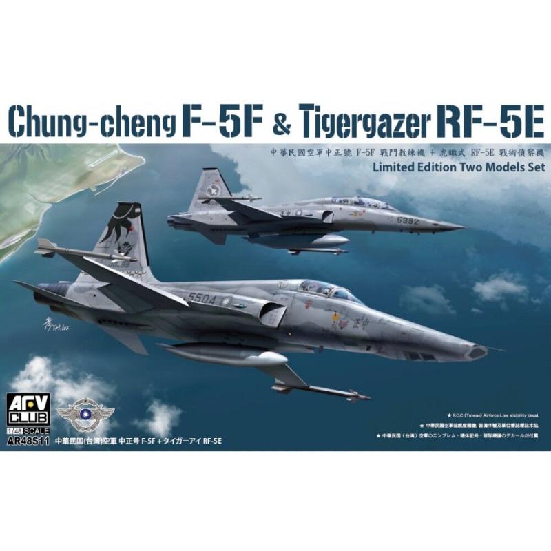 Club  günstig Kaufen-Chung-Cheng F-5F & Tigergazer RF-5E. Chung-Cheng F-5F & Tigergazer RF-5E <![CDATA[AFV-Club / AR48S11 / 1:48]]>. 