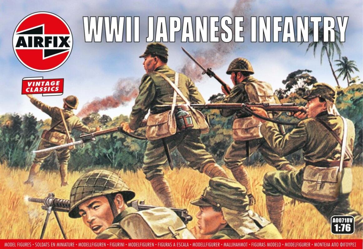 5055286686177 - Airfix A00718V - 176 Japanese Infantry 5055286686177 - Airfix A00718V - 176 Japanese Infantry