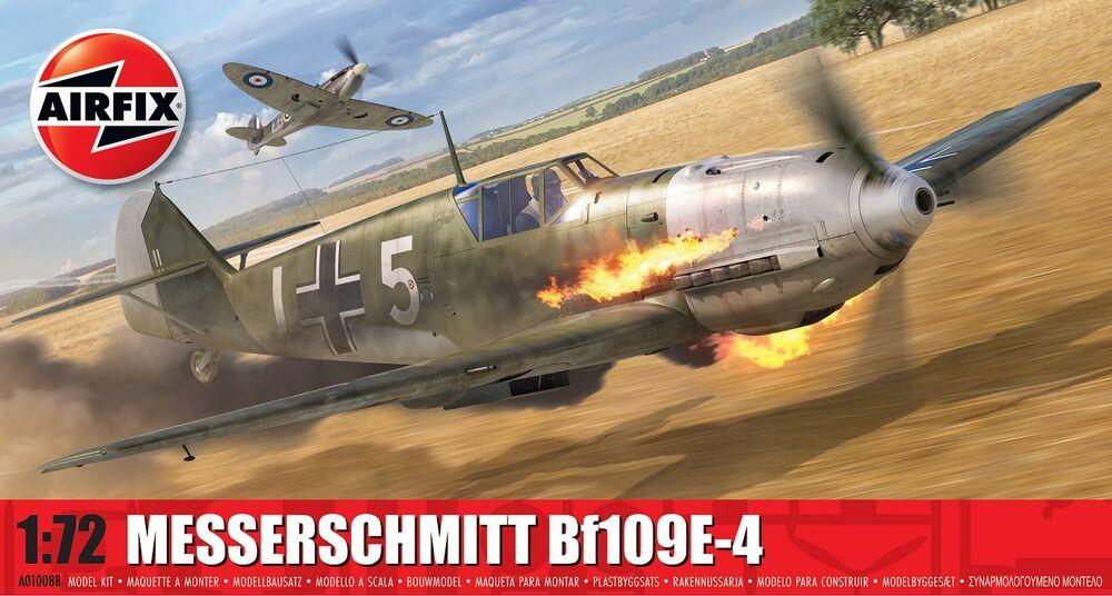 00 09  günstig Kaufen-Messerschmitt Bf109E-4. Messerschmitt Bf109E-4 <![CDATA[Airfix / A01008B / 1:72]]>. 