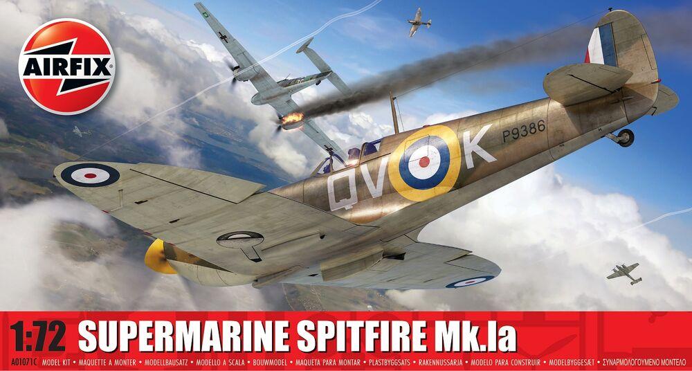 01 07 günstig Kaufen-Supermarine Spitfire Mk.Ia. Supermarine Spitfire Mk.Ia <![CDATA[Airfix / A01071C / 1:72]]>. 