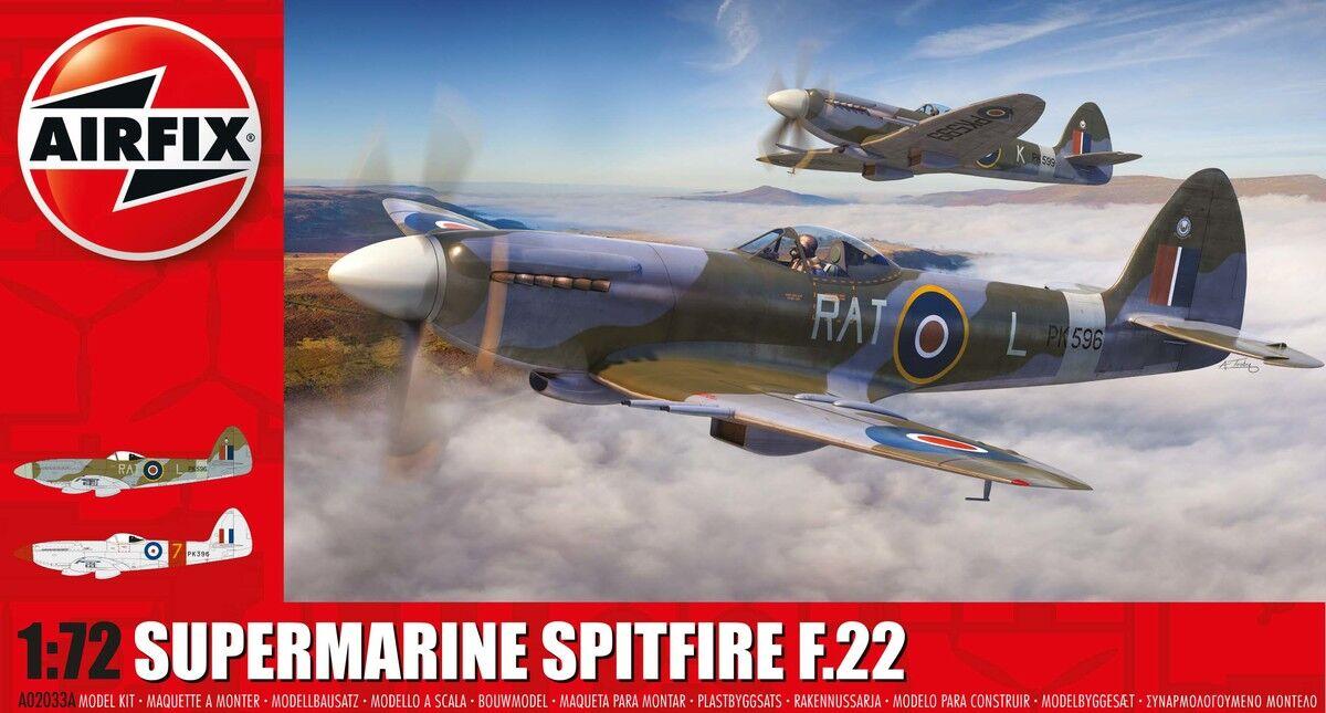 5055286686207 - Airfix A02033A - 172 Supermarine Spitfire F22 5055286686207 - Airfix A02033A - 172 Supermarine Spitfire F22