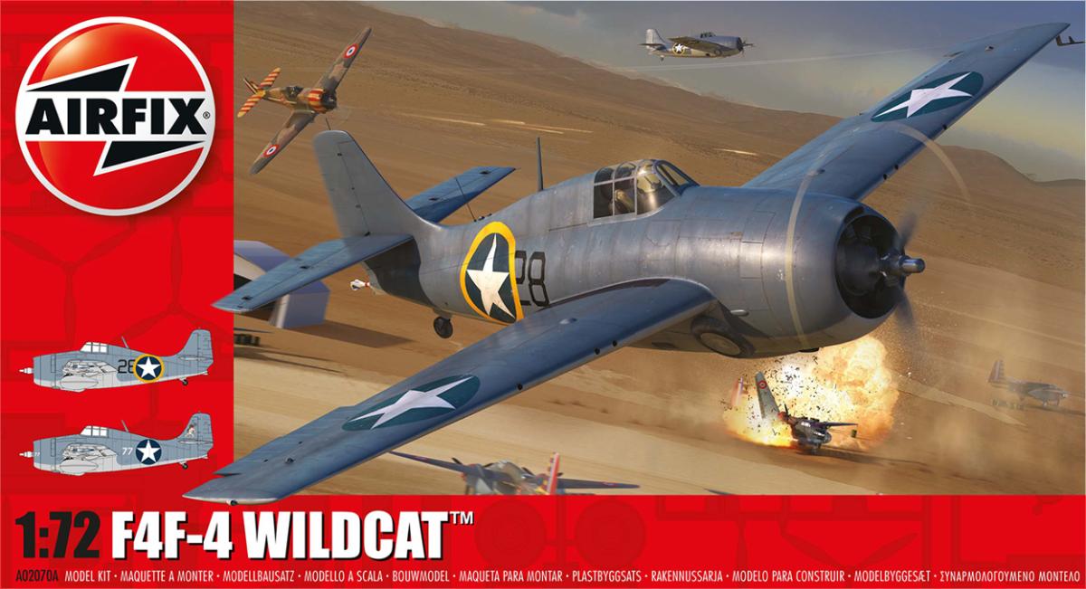 Grumman günstig Kaufen-Grumman F4F-4 Wildcat. Grumman F4F-4 Wildcat <![CDATA[Airfix / A02070A / 1:72]]>. 