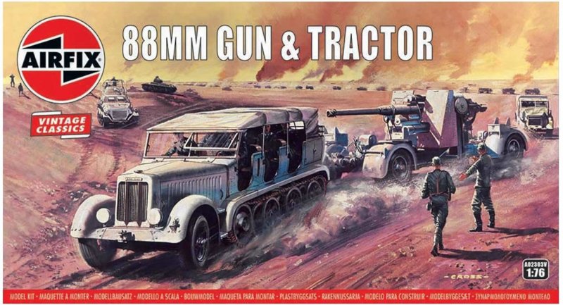 Classic Vintage günstig Kaufen-88mm Flak Gun & Tractor - Vintage Classics. 88mm Flak Gun & Tractor - Vintage Classics <![CDATA[Airfix / A02303V / 1:76]]>. 