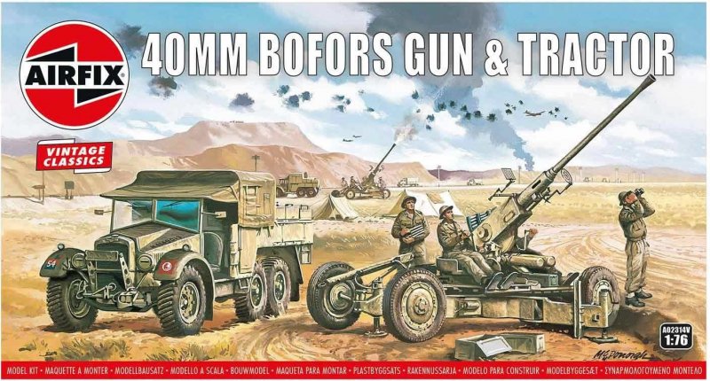 40mm Gun günstig Kaufen-Bofors 40mm Gun & Tractor - Vintage Classics. Bofors 40mm Gun & Tractor - Vintage Classics <![CDATA[Airfix / A02314V / 1:76]]>. 