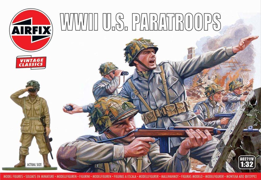 5055286686948 - Airfix A02711V - WWII US Paratroops in 132 5055286686948 - Airfix A02711V - WWII US Paratroops in 132