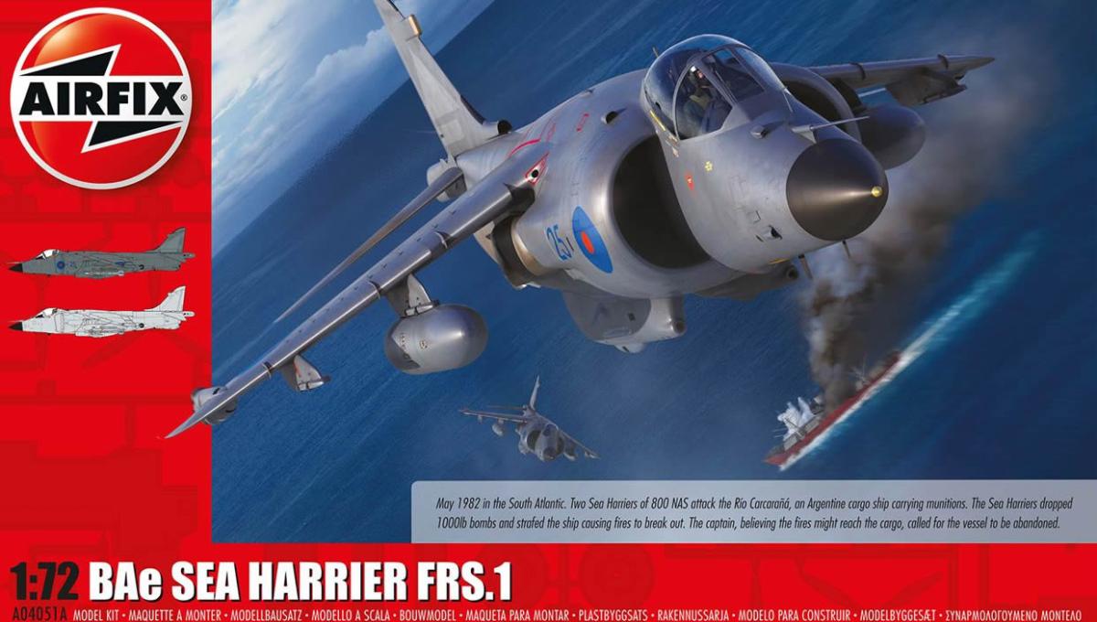 BAE Harrier günstig Kaufen-BAe Sea Harrier FRS1. BAe Sea Harrier FRS1 <![CDATA[Airfix / A04051A / 1:72]]>. 